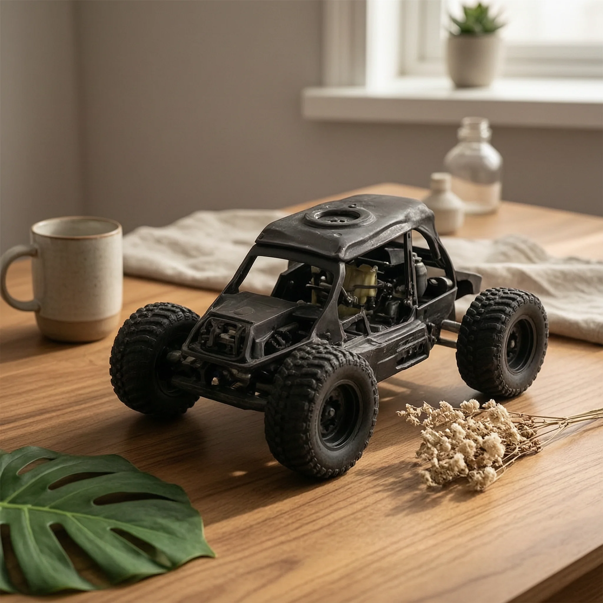 Gearbox Assembly with Gears Complete RC Car Gearbox RC Car Upgrade Kit Precision Hardware Assembled for Builders