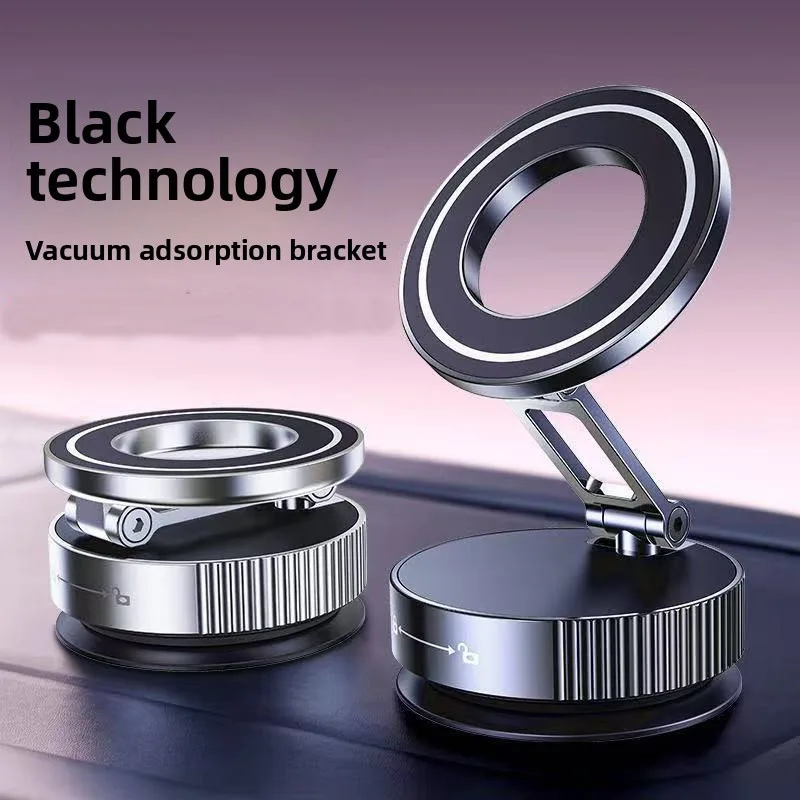 

2026Upgraded Adjustable&Foldable Magnetic Car mobile Phone Holder Hollow out design 360° Rotatable Zinc Alloy and ABS material