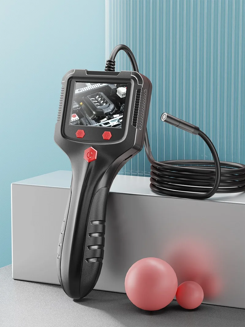 2.4Inch TFT Monitor 8MM 2MP 1080P Front View Industrial Endoscope Inspection Otoscope CMOS Borescope Digital Microscope Camera