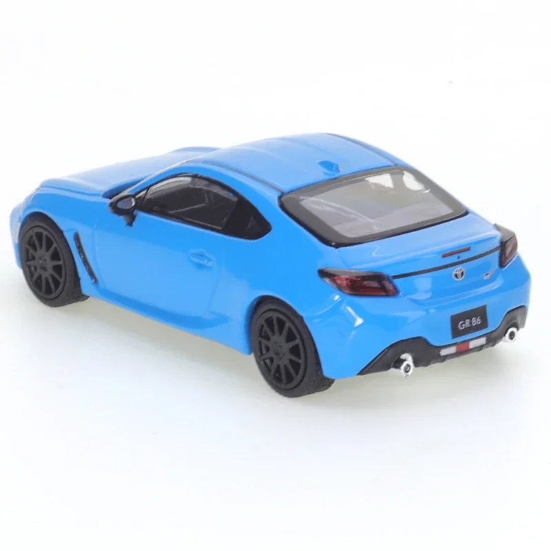 XCarToys POPRACE 1/64 Miniature Model Alloy Car Model Toy Toyota GR86 Moonlight Blue Diecast Model Car Toy Gift for Boys