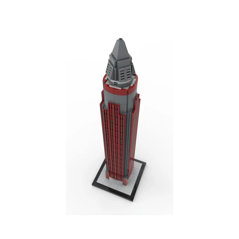 HtMoc 522PCS Messeturm Building Blocks สถาปัตยกรรมที่มีชื่อเสียงของโลกอิฐ City Street View ของขวัญของเล่นสําหรับเด็ก