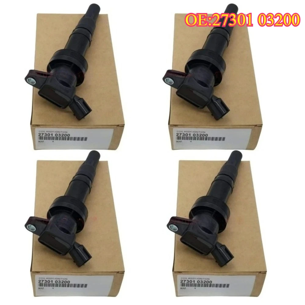 高品質新品-27301-03200-4個入り-イグニッションコイル-i20-accent-i30-27301-03200-アクセント-rio-picanto-i25-14l-i30-i4016l用