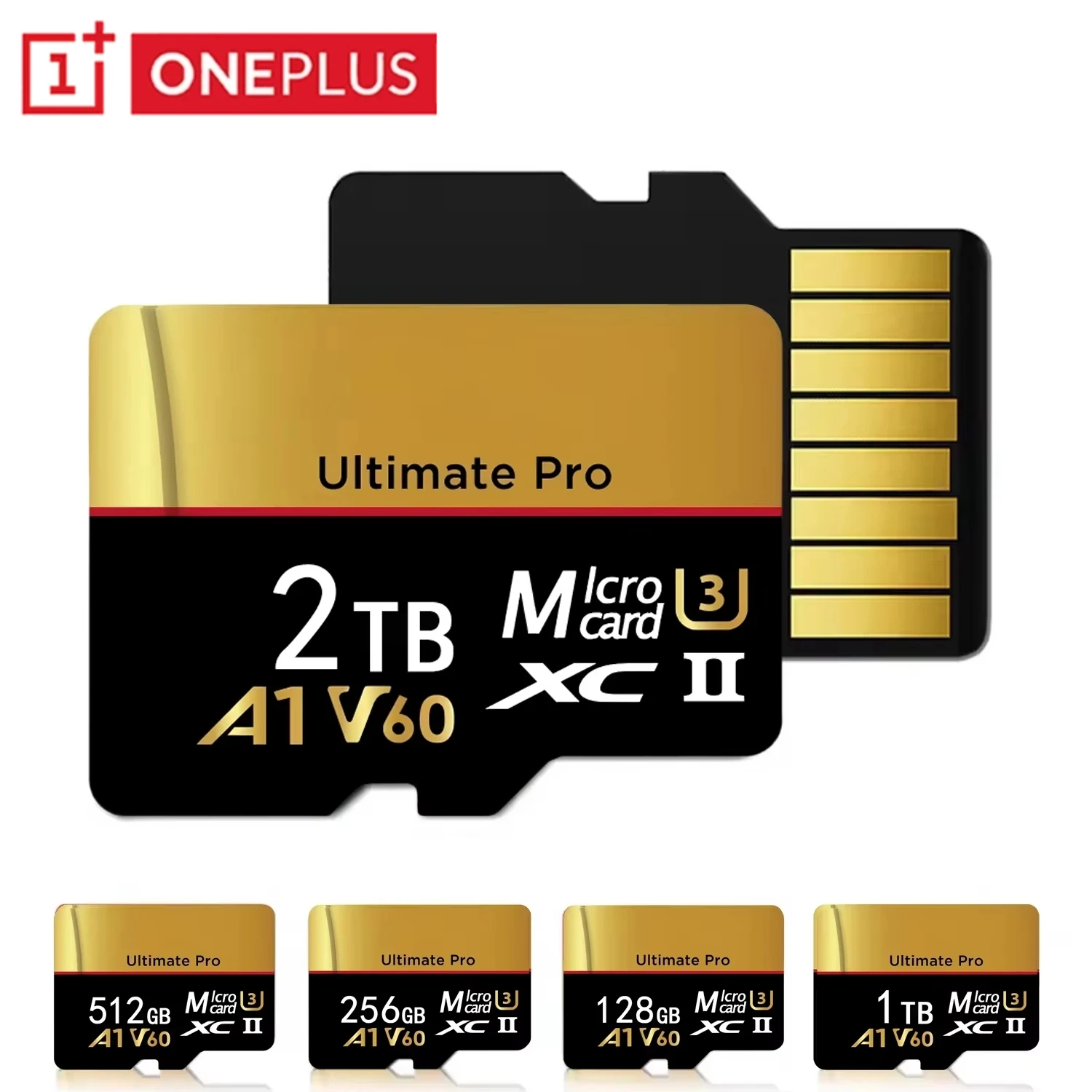 Oneplus Original Micro SD Card UHS-I I A1 2TB V60 Memory Card for Nintendo Switch Flash Memory Cards For Insta360 DJI Drone Car