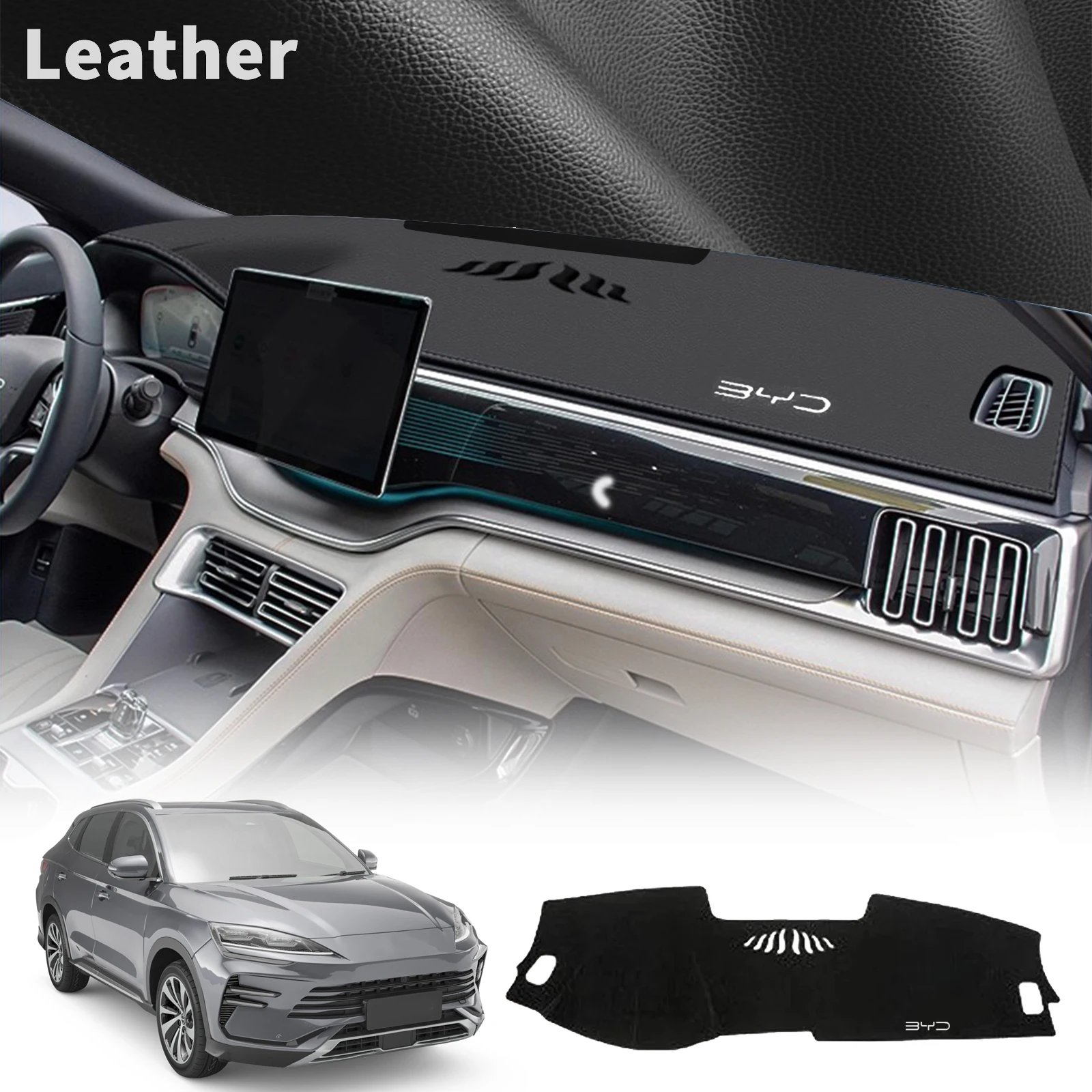 

for BYD Sealion 6 Seal U Non-Slip Dash Mat DashMat Sunshade Protective Carpet Accessories Car Dashmat Dashboard Cover Pad