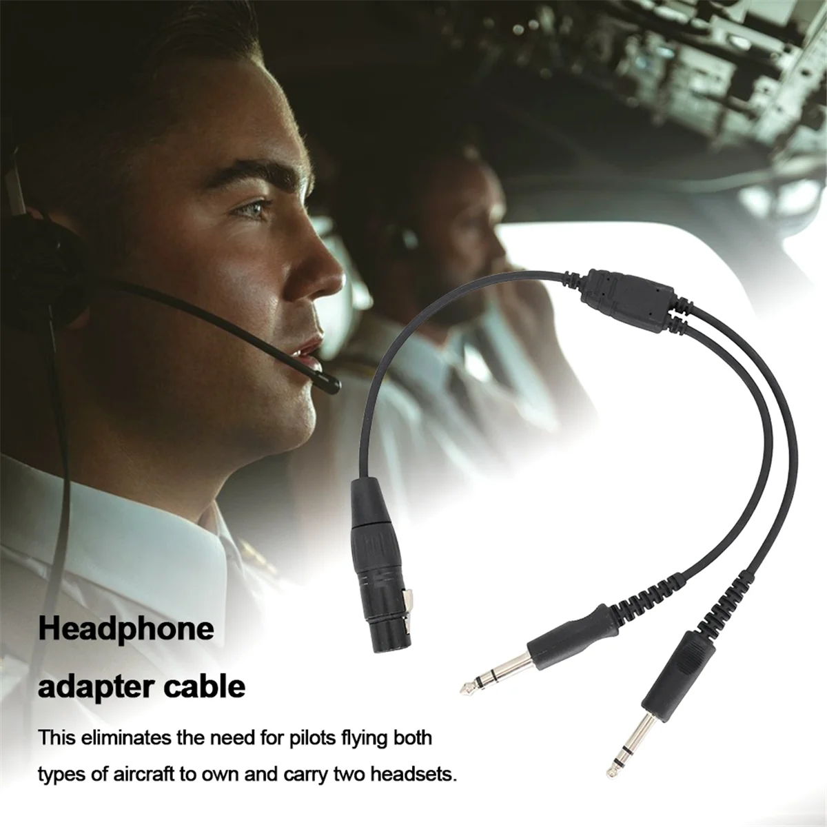 

SEMOIC для XLR-GA двойной разъем 5-контактный авиационный разъем для гарнитуры «папа-мама» провод для авиационных наушников