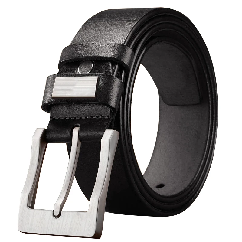 Neue männer Kuh Leder Gürtel Luxus Strap Männlich Gürtel Für Mode Klassische Vintage Pin Schnalle Hohe Qualität Designer Gürtel plus Größe – Detail 6