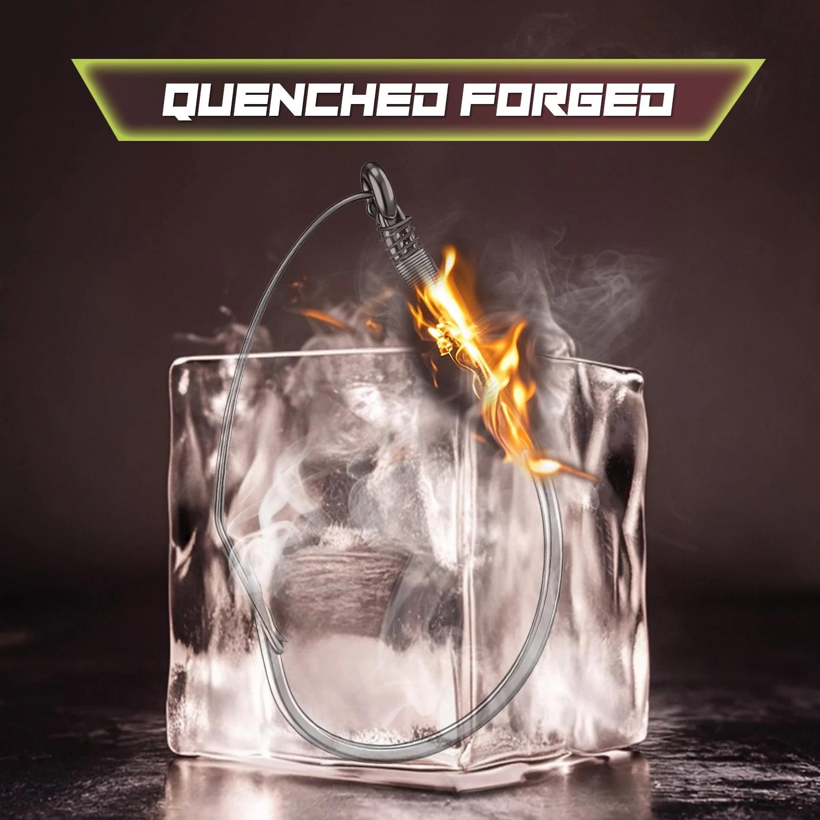 9 كجم قطرة النار الأعشاب هوك أحمق تلاعب السنانير دودة هوك البحر باس الصيد هوك لتزوير أحمق #4