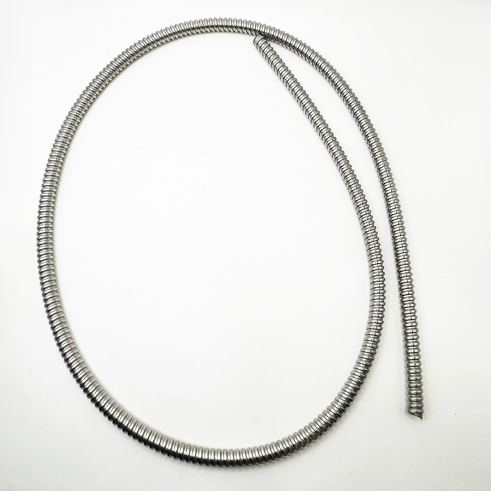 Waterjet Cutter Machine High Pressure Pipe Protection Tube Sleeve Stainless Steel 304 Metal Thread Hose Wire Corrugated Sleeve