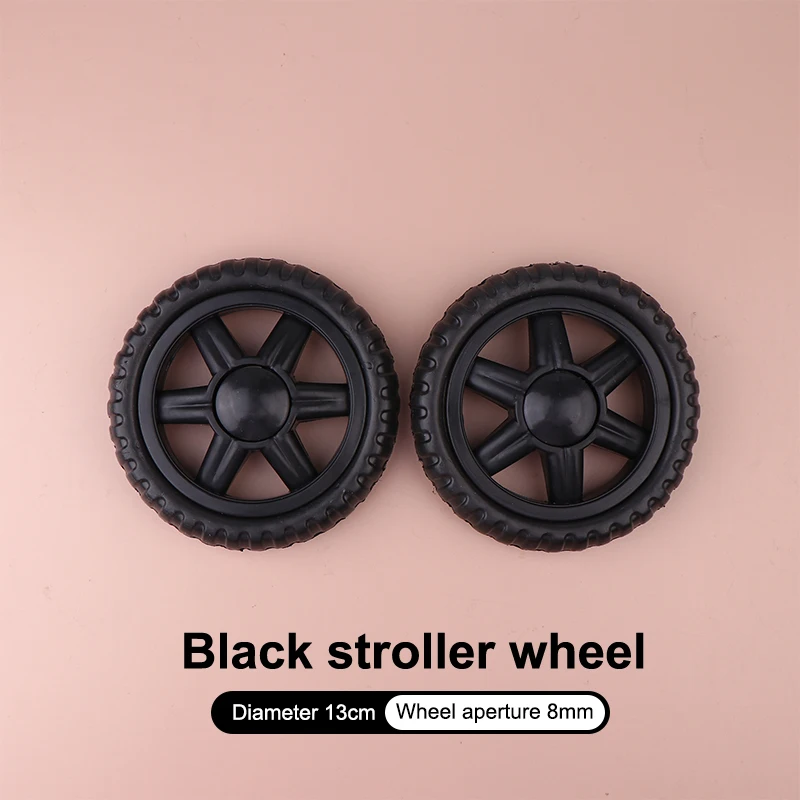 2Pcs Wear-resistant Anti Slip Shopping Cart Tire Wheels Replacement Flexible Wheelchair Caster Travelling Trolley Caster