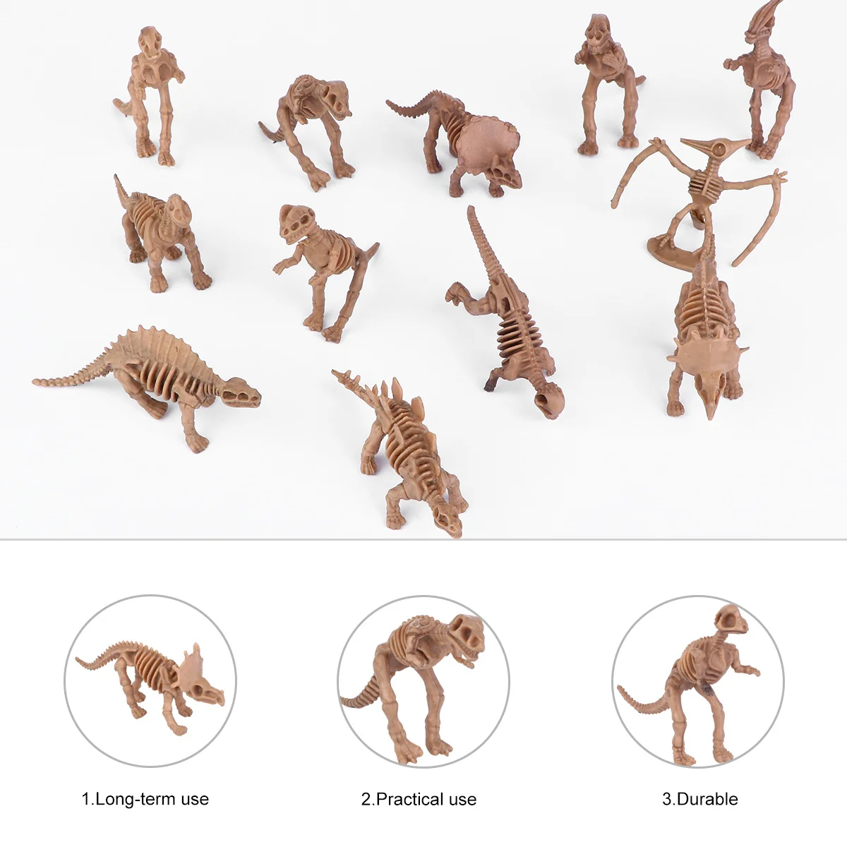 12 Uds simulación de dinosaurio realista bestia prehistórica figuras de dinosaurios de plástico educativo colección decoración artesanía