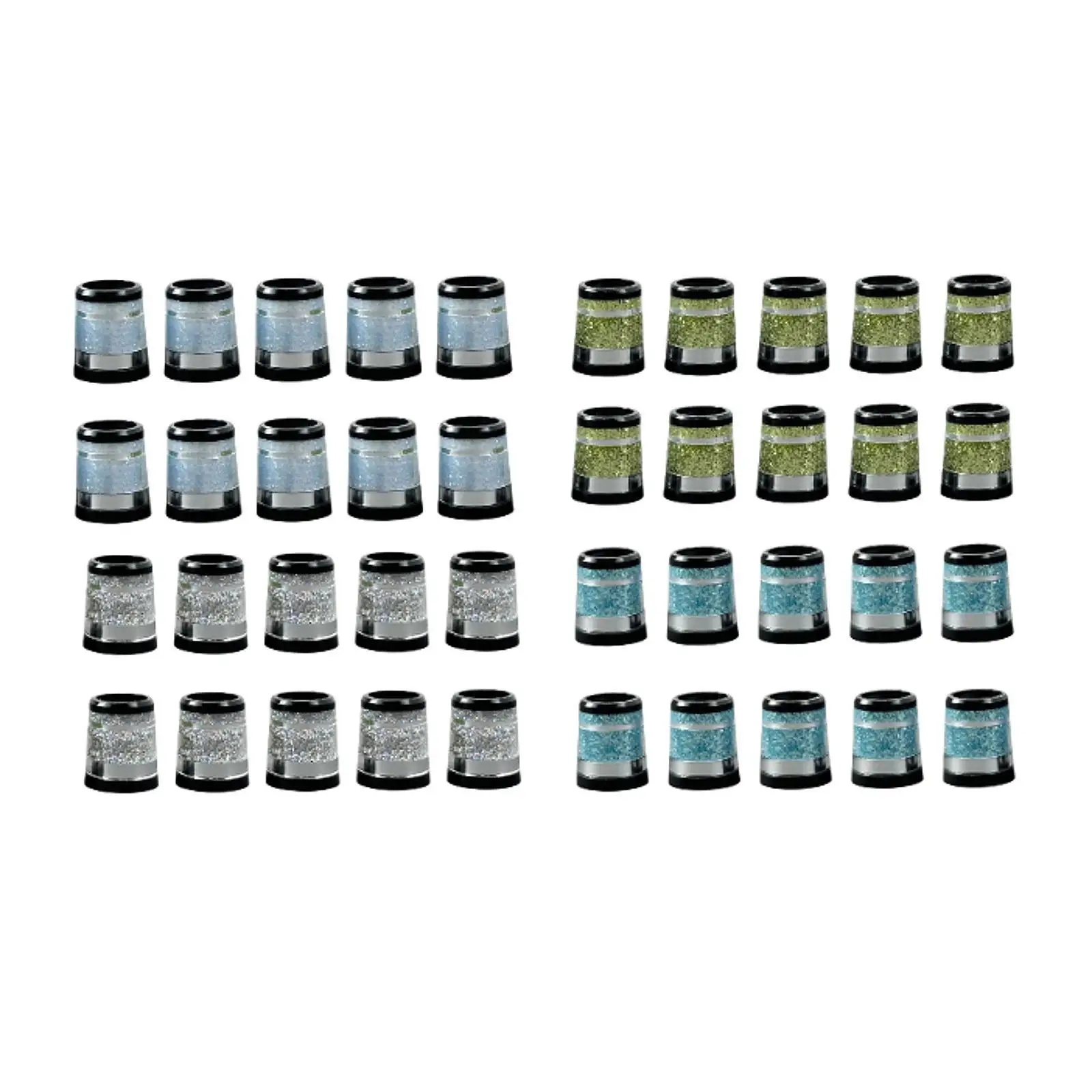 

10 Pieces rubber Golf Club Ferrules for 0.335'' Wood Shafts， Replacement Fitting