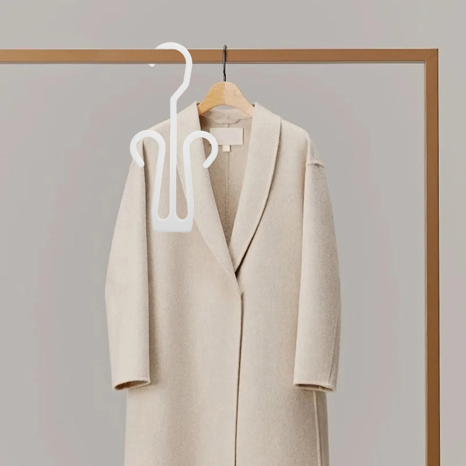 12 ganci per pantofole, ganci per scarpe in plastica estese, stendibiancheria per armadio, balcone, bagno, scarpiera, organizer per riporre le scarpe