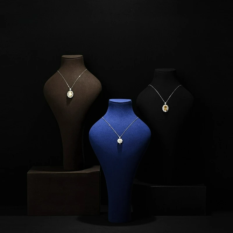

High end portrait display stand necklace neck pearl necklace stand counter wardrobe necklace display stand