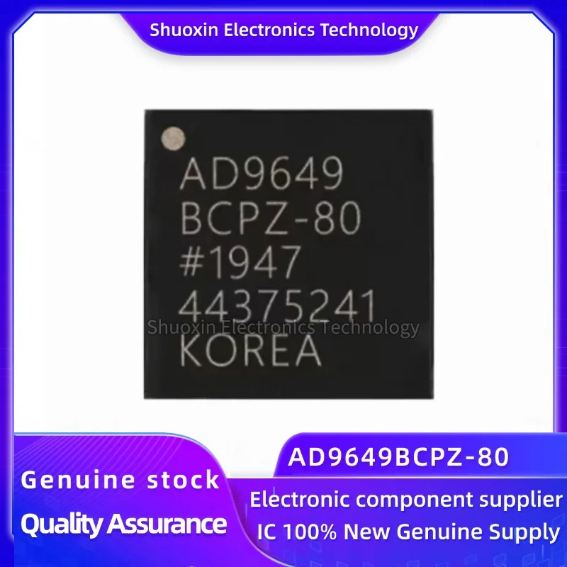 

(1Pcs) 100% New Ad9649Bcpz-80 Lfcsp-32 14-Bit 80Mhz Analog Conversion Chip Adc