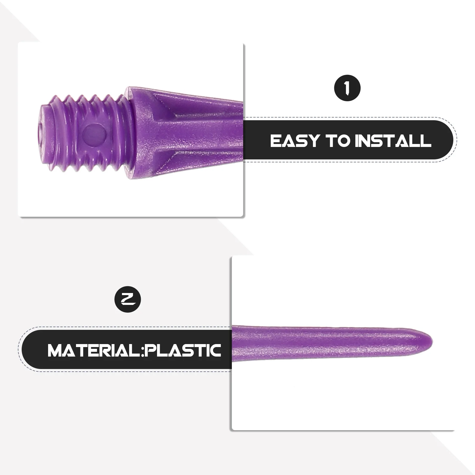 

50Pcs Accessories Soft Replacement Points Professional Wear-Resistant Tips for Outdoor Indoor Practice Portable Heads