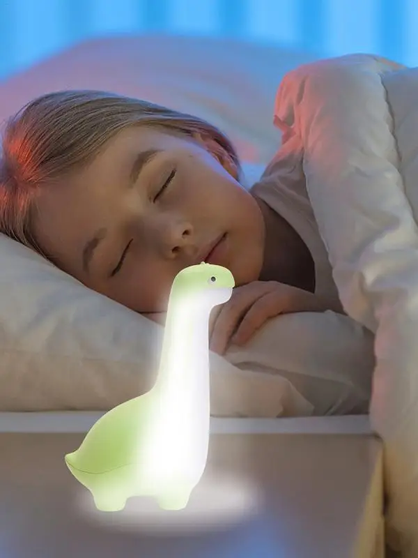 Dinosaur Lamp Animal Light USB Rechargeable Nursery Night Light Dinosaur For Kids Warm Light For Fun Surprises For Girls Funny