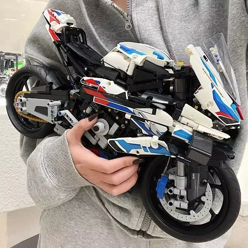 NEW Technical 42159 MT-10 SP Motorcycle Model Building Blocks Advanced Building Set Children Toy For Boy Motorcycle Gifts