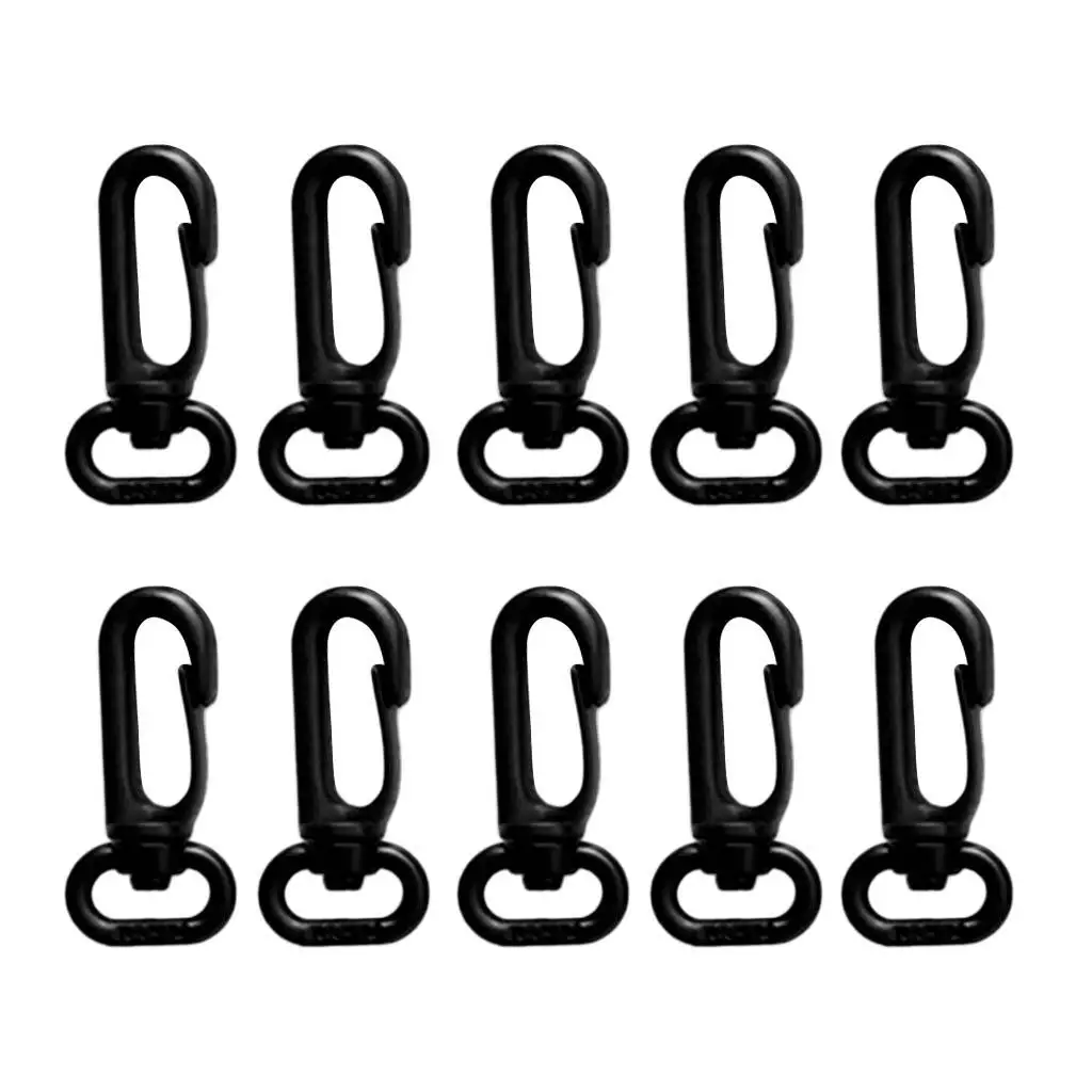 Swivel Snap Hook Buckle Plastic Spring Clip for Outdoor Camping Hiking Climbing Gear Supplies