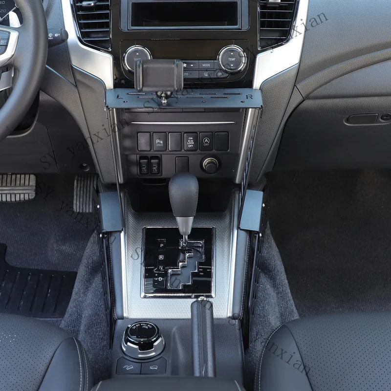 SY+ Center Console MOLLE Panel Bracket  Phone Holder For Mitsubishi L200 2019-23