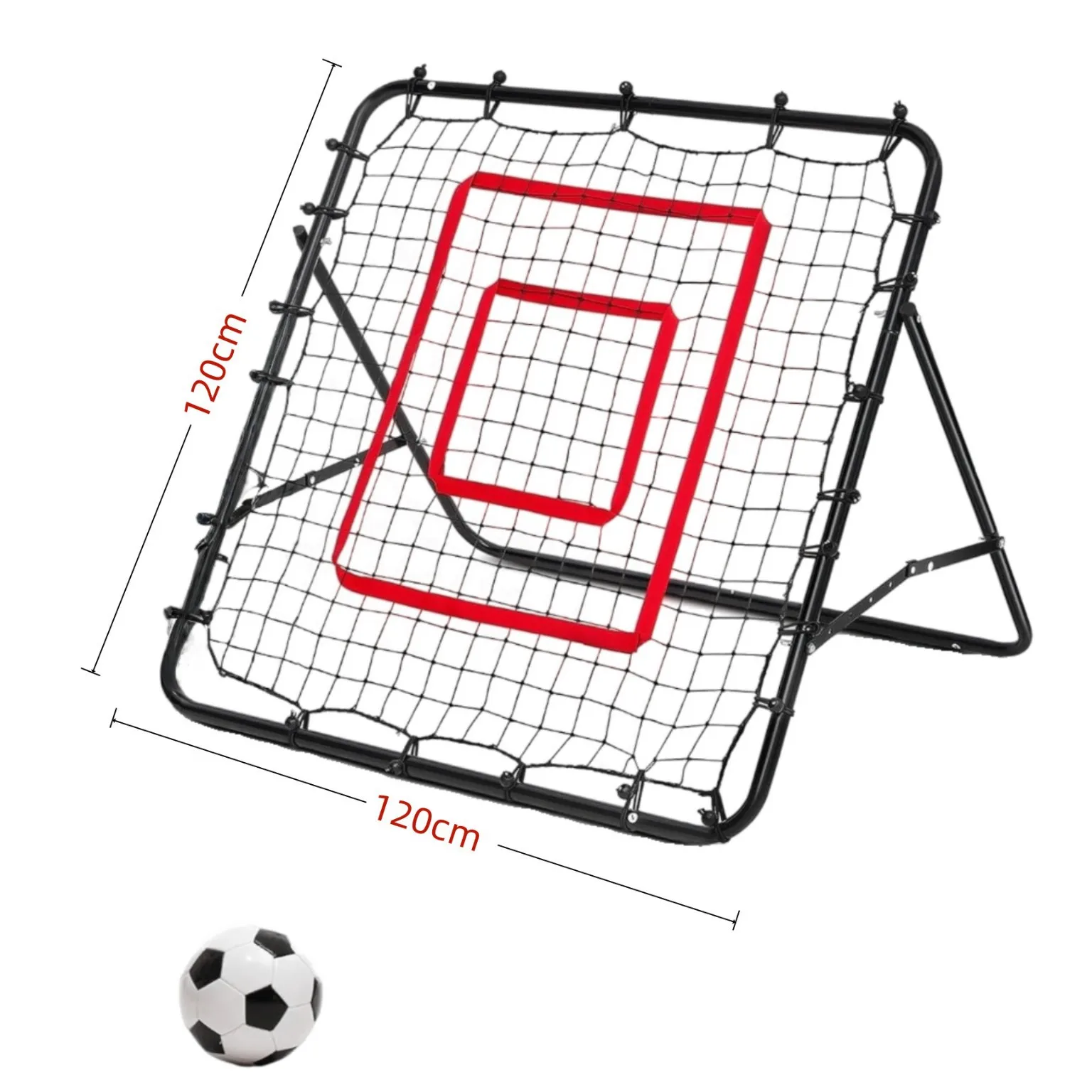 Portable football foldable rebound net single pass shooting training equipment football training rebound net