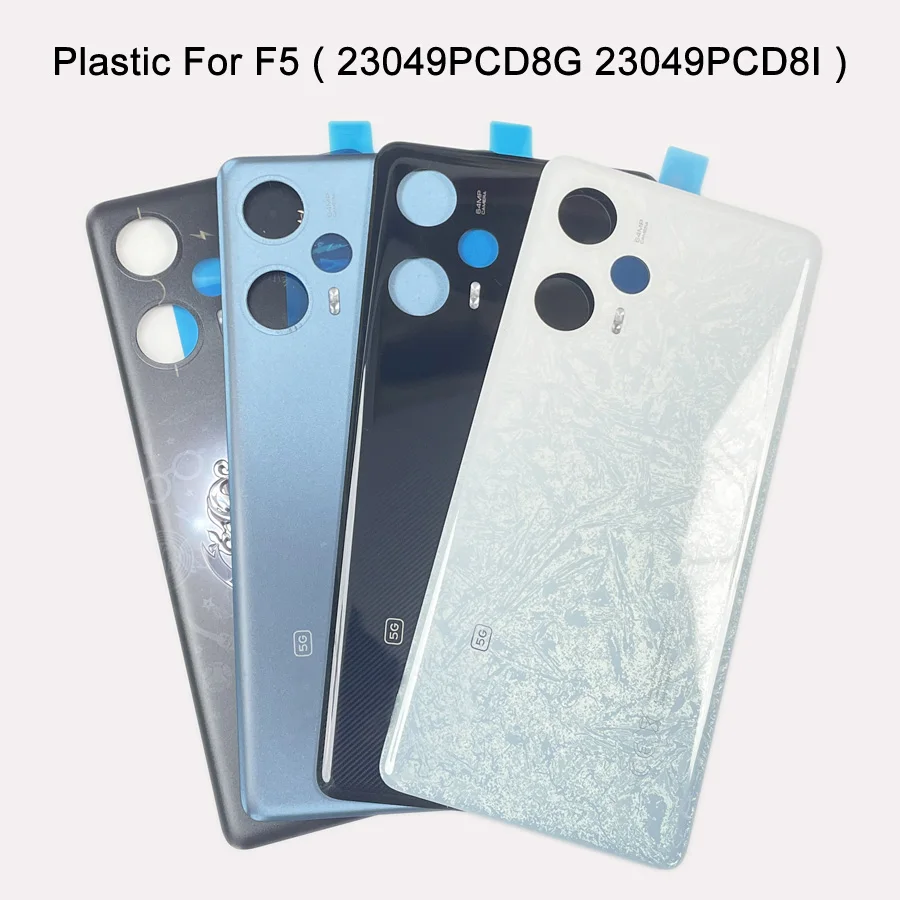 

A+++ For Xiaomi Poco F5 5G Back Cover Battery Door Rear Housing Case Replacement With Adhesive Sticker 23049PCD8G 23049PCD8I