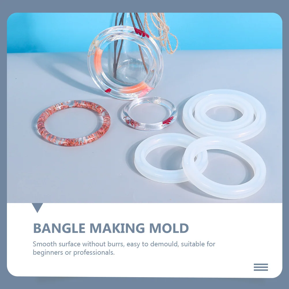 

Bracelet Mold DIY Bangle Mold Simple Crystal Epoxy Mould DIY Craft Molds Bangle Moulds
