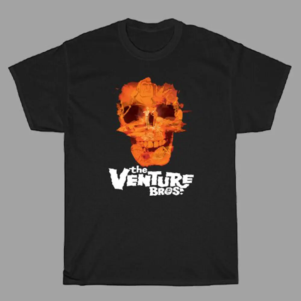 Черная Мужская футболка с логотипом Venture Bros, размер от S до 5XL