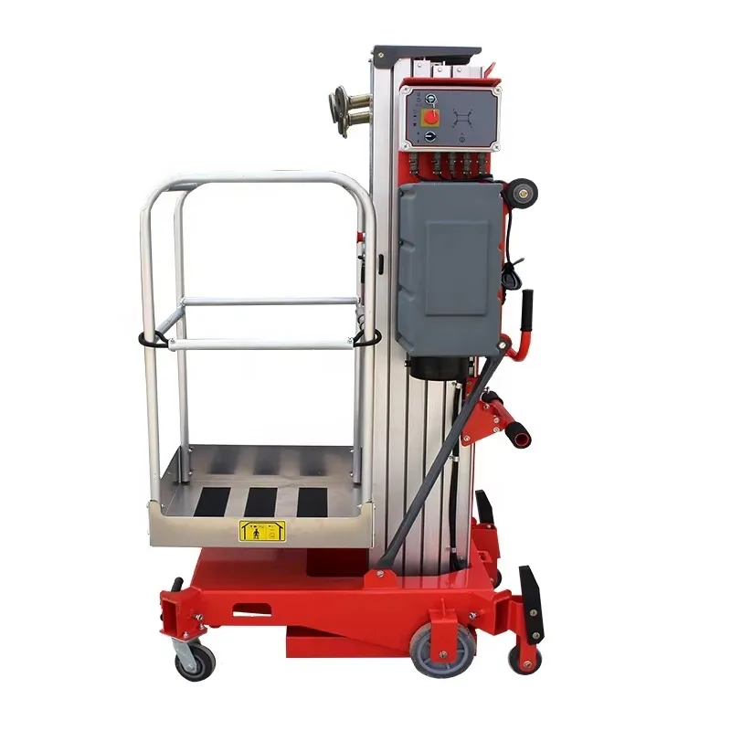 

10M high-end aluminum hydraulic electric work elevator