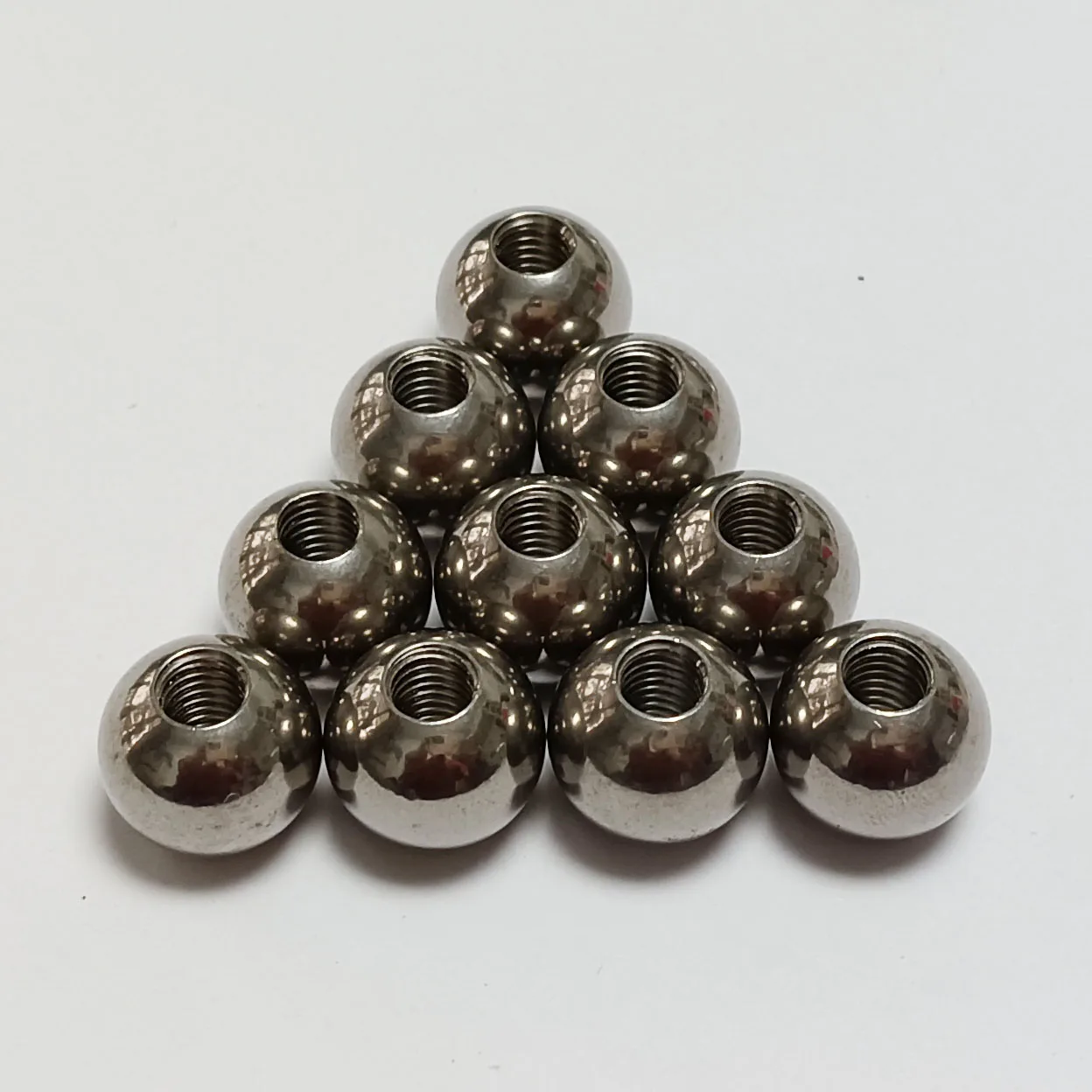 SS304 Stainless Steel Thread Hole Ball For CNC Later Machine