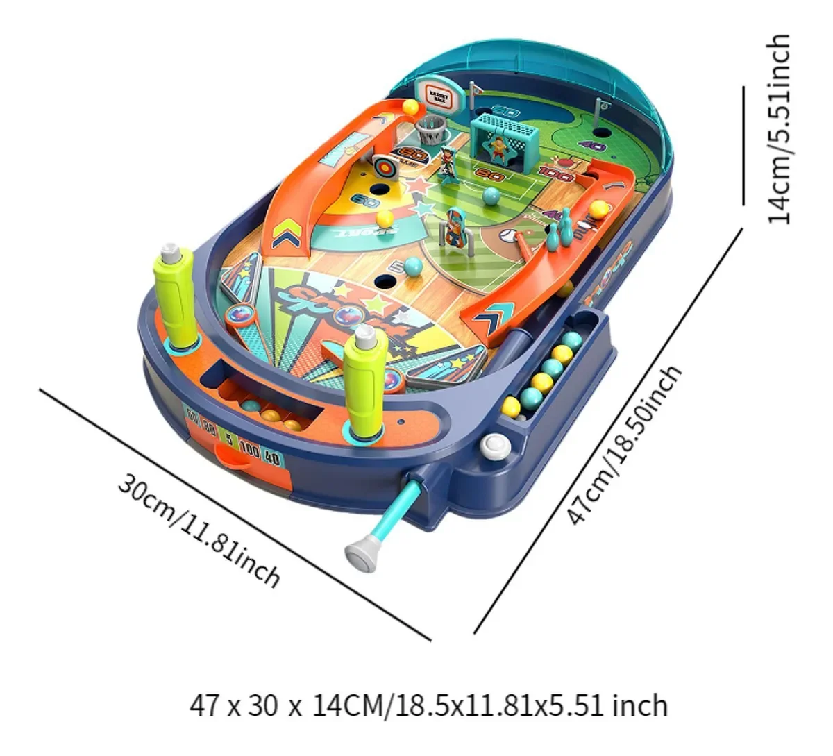 لعبة طاولة الكرة والدبابيس للأطفال، لعبة عمل مكونة من لاعبين، معركة رخامية، التنسيق بين اليد والعين، تعلم الوالدين والطفل، هدية ممتعة للأطفال #6