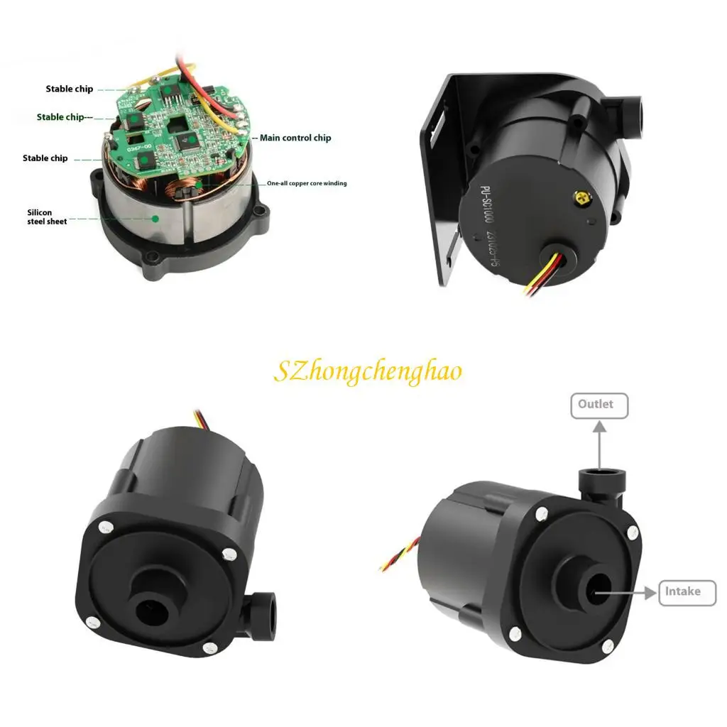 

Мощный компьютерный охлаждающий компьютер ПК водяной охлаждение тепло.