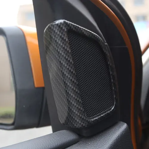 Imagen 2 del producto Accesorios de Interior de coche para Ford Focus 3 MK3 2015 - 2018 LHD Panel de cambio de marchas pegatina Pilar taza de agua cubierta decorativa