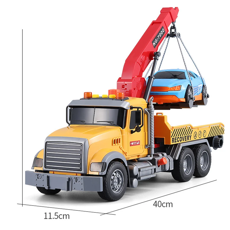 Simulation Multi-functional Engineering Vehicle For Kids Children Toys Rescue Vehicle Fire Ladder Truck Fire Engine Mixer Truck