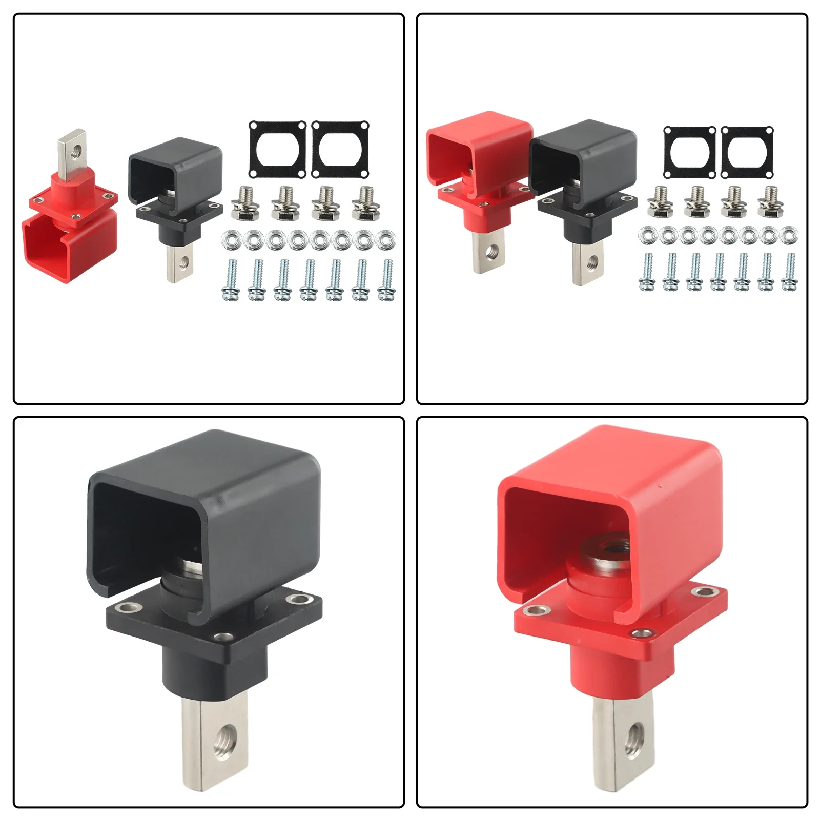 

2 шт., 120A, 200A, 300A, 400A, цельномедный разъем для литиевой батареи, разъем для хранения энергии, адаптер, электрическое оборудование