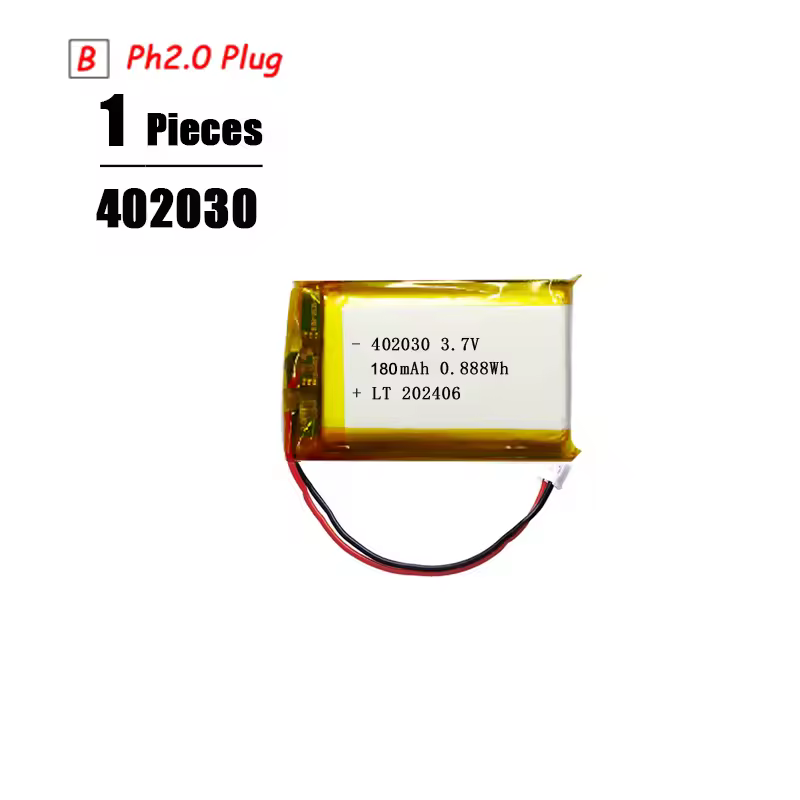 3.7V Lipo Battery Ph2.0 Plug Rechargeable Lithium Battery 3.7V For PS4 Humidifiers GPS Navigation  Bluetooth Speaker MP3 MP4 - Image 19