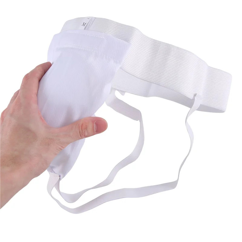 

Y67A-4X Groin Protector Cup Men, Boxing Kickboxing Muay Groin Guard, Ventilated Adjustable, Karate Fighting Training M