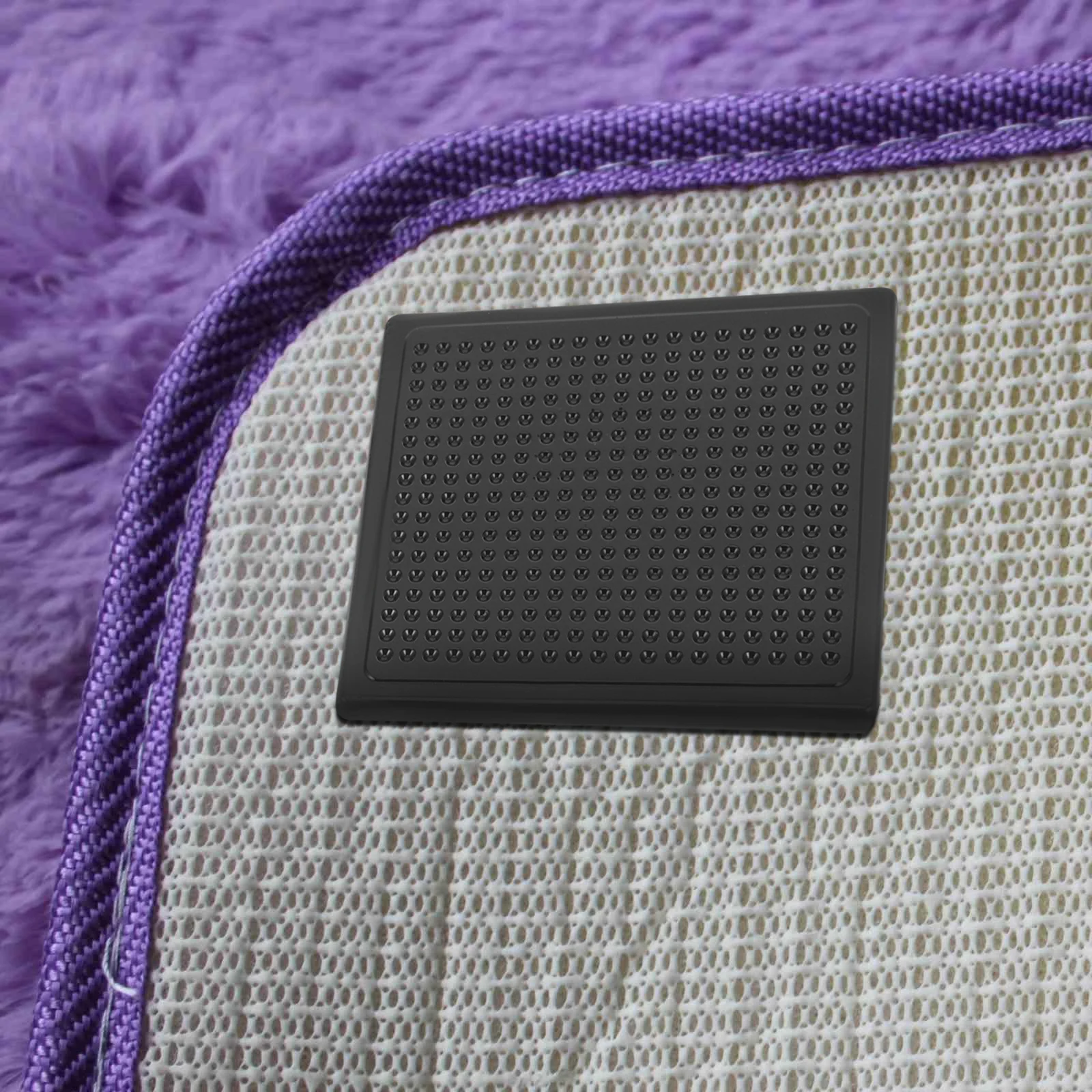 12 قطعة ملصق سجادة مضاد للانزلاق مربع قابل لإعادة الاستخدام وقابل للغسل للأرضيات الصلبة وبلاط السجاد وسادة البساط #6