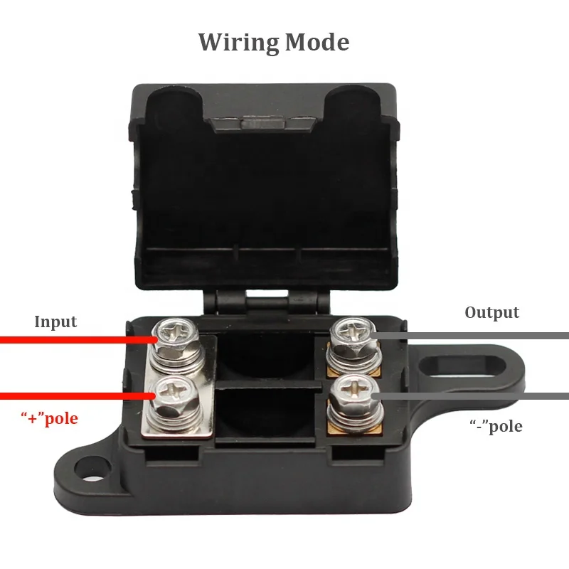1~400A 32V 2 circuit 2way bolt ANS ANL AFS automobile fuse box base HOLDER