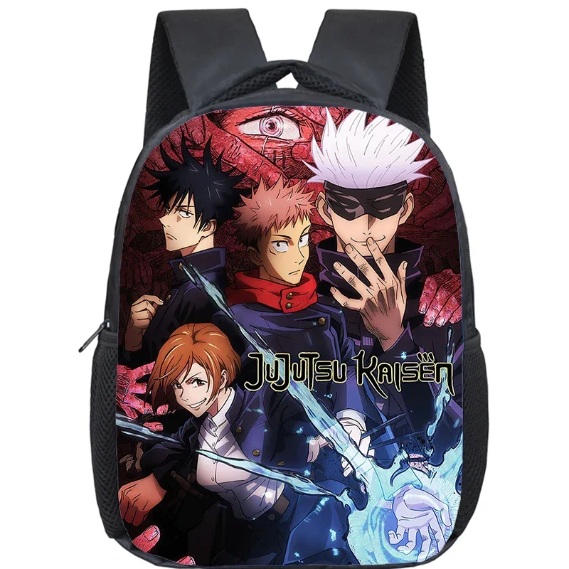 Ransel Anime Jujitsu Kaisen Tas Sekolah Kartun Gojo Satoru Tas Taman Kanak-kanak Ransel Anak Laki-laki Perempuan Tas Buku Anak Tahan Air Mochila