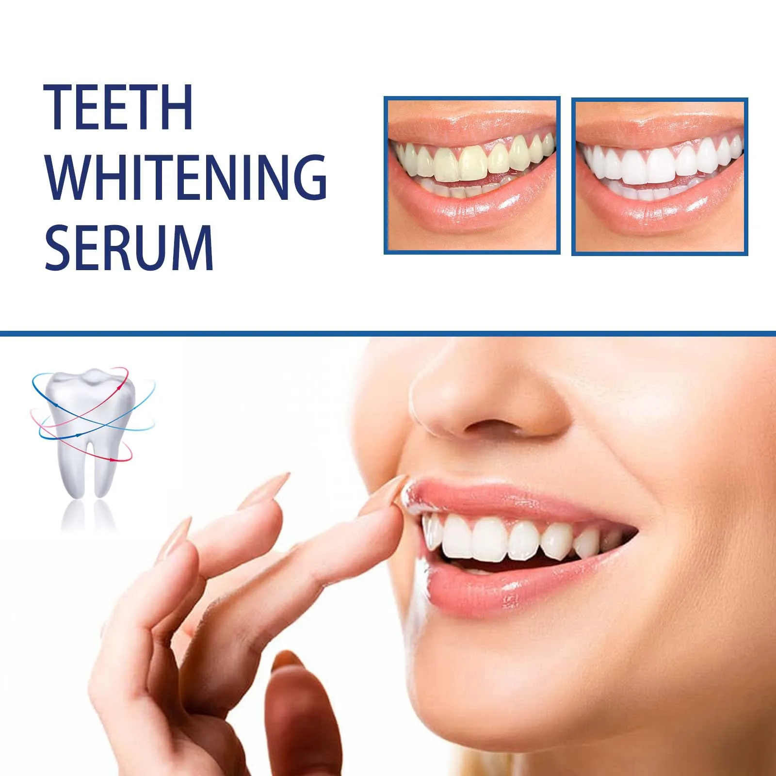 Professional Teeth Brightening Serum Whitening Essence Eliminate Stubborn Tooth Stains Non-peroxide Sensitive Teeth Dental Care