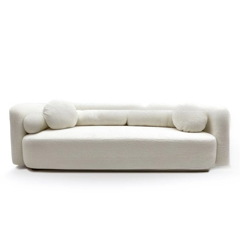 

Internet celebrity living room cream style fabric sofa, clothing store modern sofa