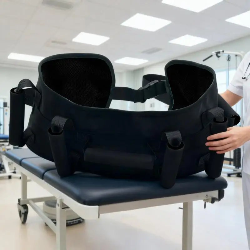 Gait Belt Transfer Belt For Senior With 7 Handles Anti-Slip Transfer Belt For Elderly Lift Belt With Quick Release