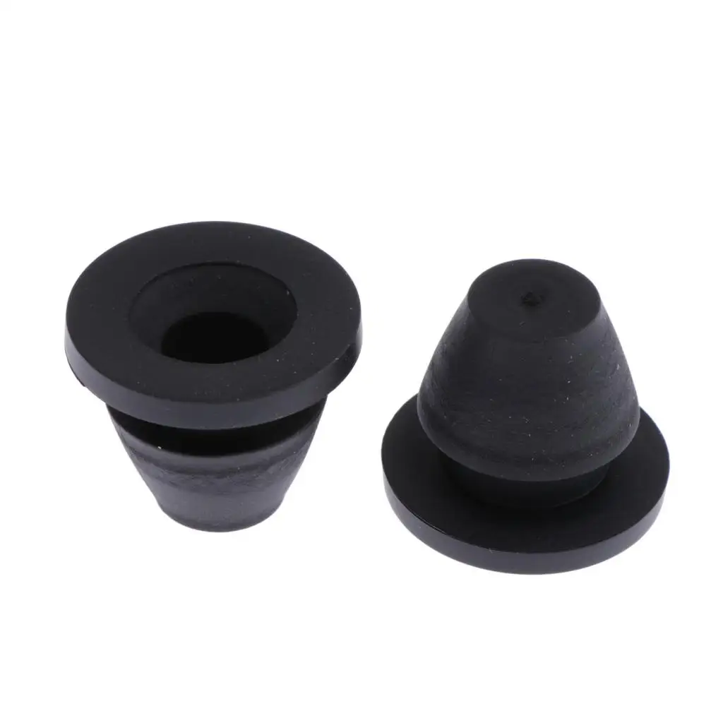 6x Motorcycle Side Covers Grommet for Touring, Rubber, Φ 28mm, Black image 6