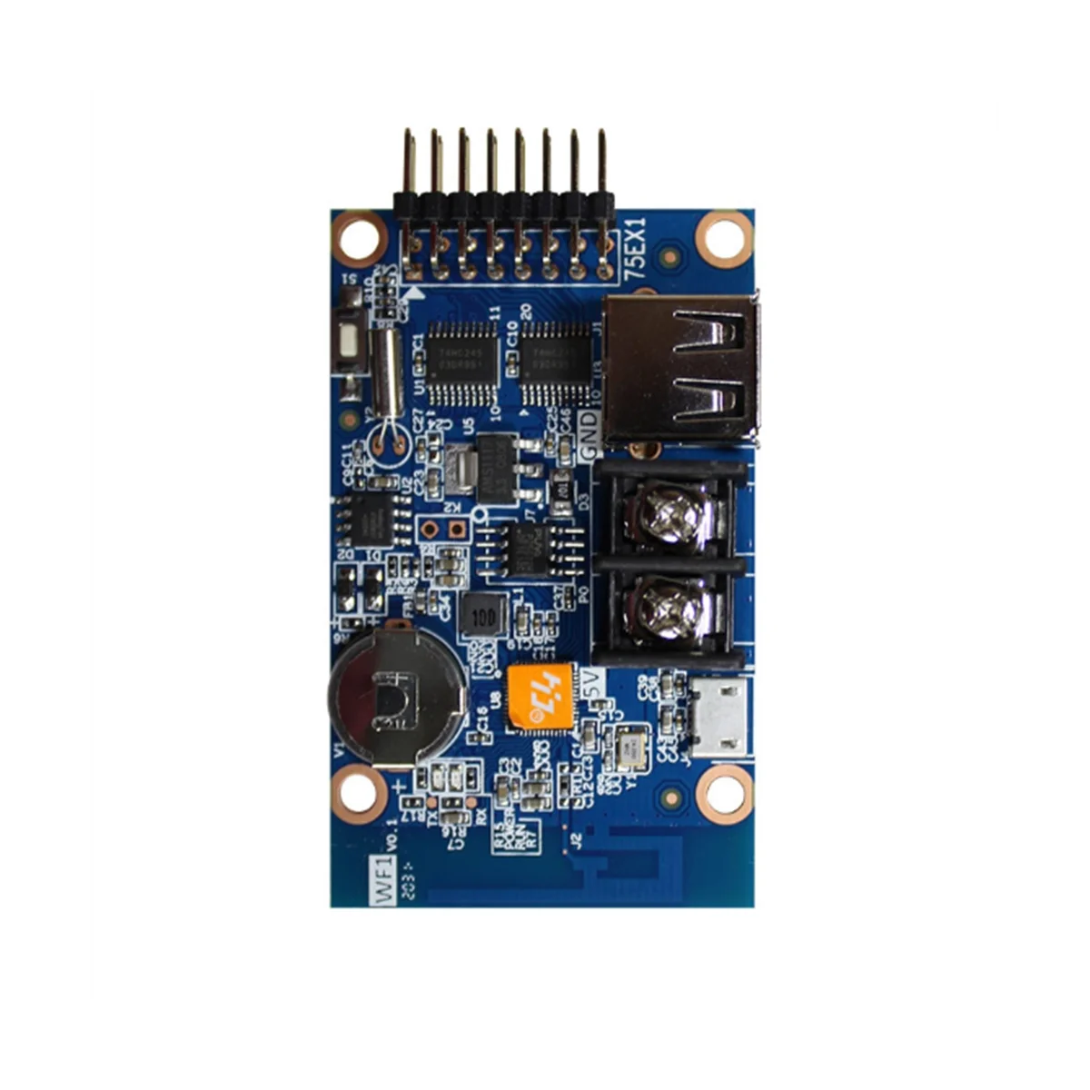 وحدة تحكم بالألوان الكاملة ، لوحة WF1 ، LED للوحة رقمية مصفوفة ، P3 ، P4 ، P5 ، P10