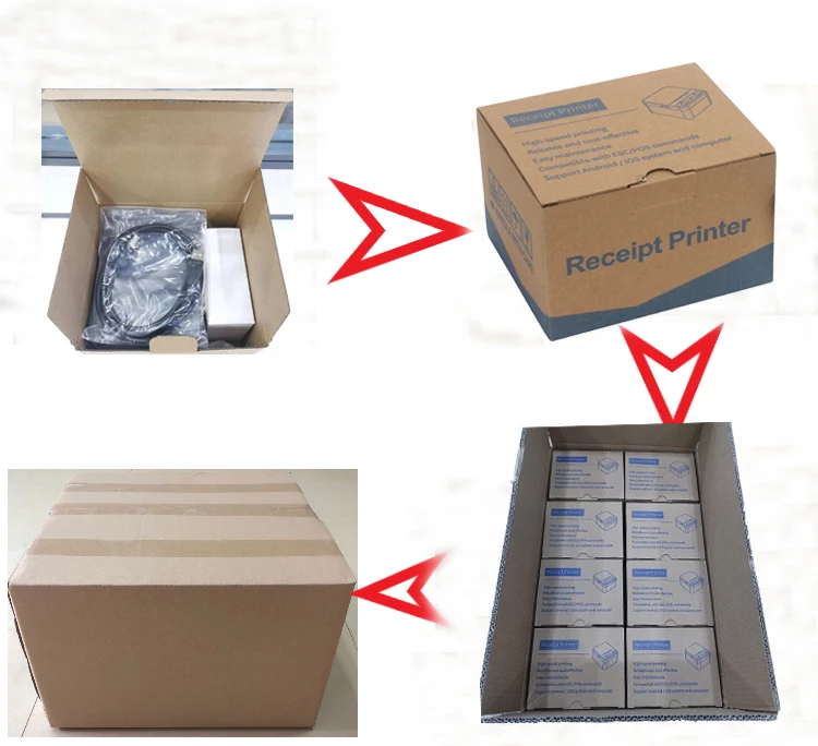 ODM/OEM Desktop 58mm Receipt Ticker Printer for Supermarket Office bluetooth Portable Mini Printer Pos58