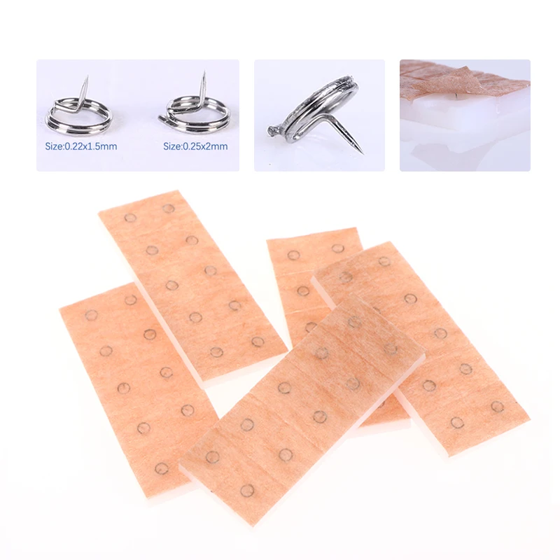 100Pcs/box Multi-Condition Ear Seed Acupressure Kit Disposable Press Needle Ear Seeds Acupuncture Vaccaria Plaster Needles