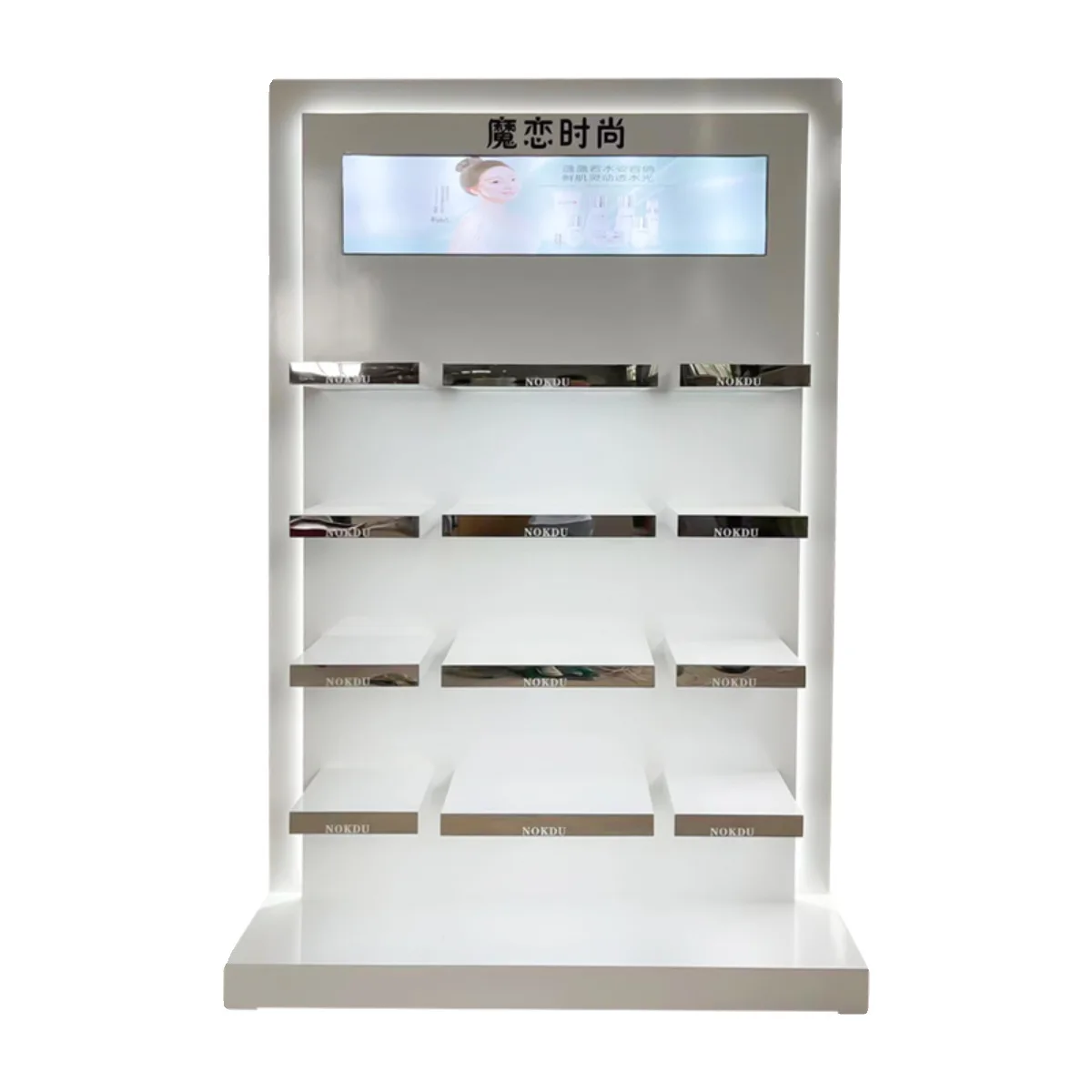 

New Kashi Cosmetics Display Cabinet Beauty Salon Skin Care Showcase Product Sample Painting Exhibition