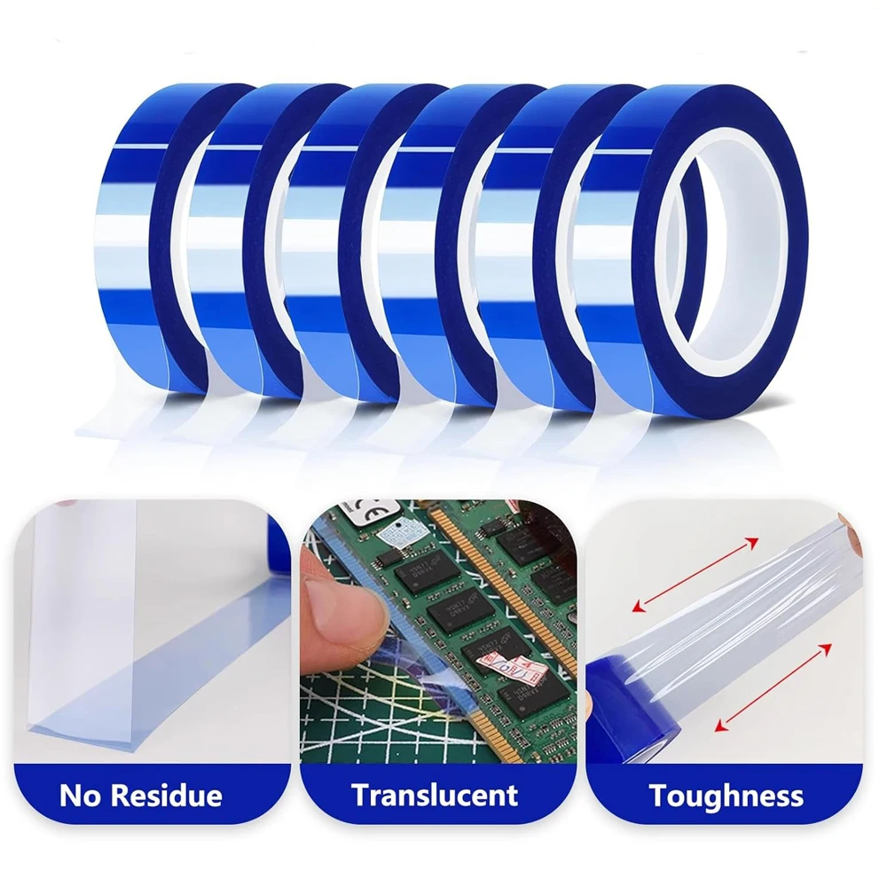 1roll 20mm X33m Heat Tape High Temperature Heat Resistant Tape Heat Transfer Tape For Heat Sublimation Press Vinyl No Residue
