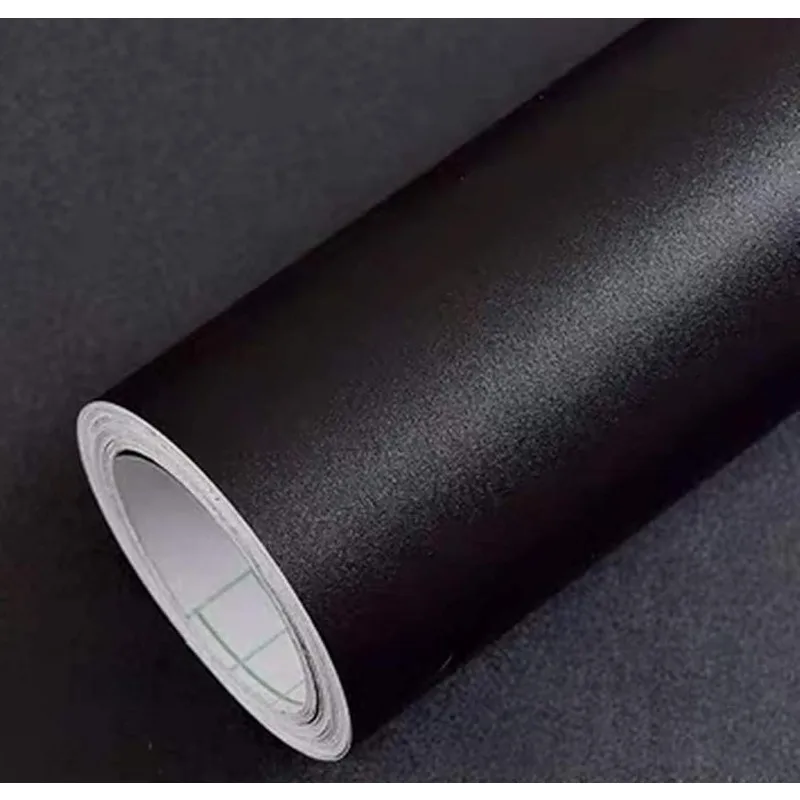 

50cm Matte Black Contact Paper Peel and Stick Wallpaper Self-Adhesive Waterproof Removable Contact Paper for Cabinest Countertop