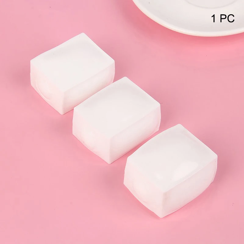 Juguete antiestrés de cubitos de hielo de colores blandos para aliviar el estrés, reductor de estrés de crecimiento lento exprimible divertido para niños y adultos, 1 ud.